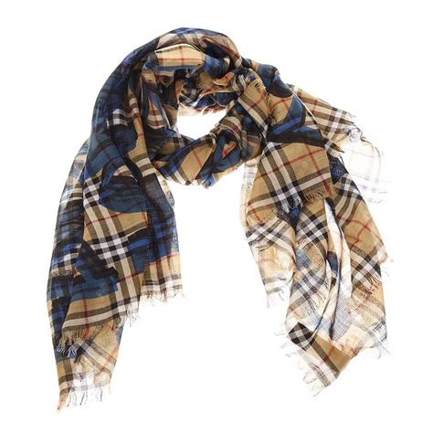 burberry schal blau sale|Burberry schal outlet online shop.